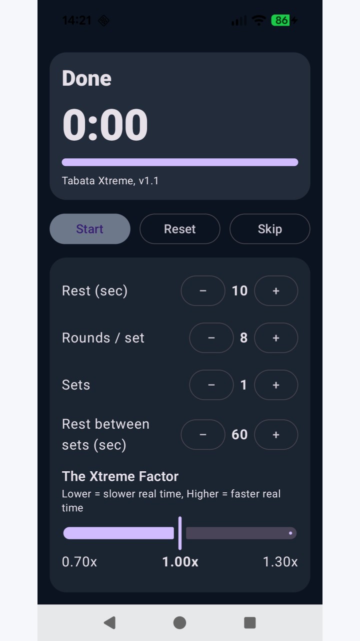تصویر Tabata Xtreme