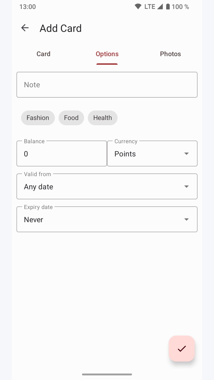 تصویر Catima — کیف پول کارت وفاداری