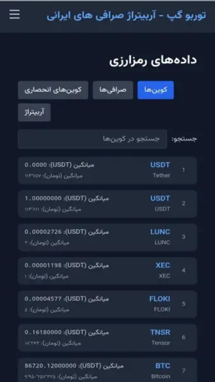 تصویر ‏‏‏‏‏آربیتراژ معاملاتی توربو گپ