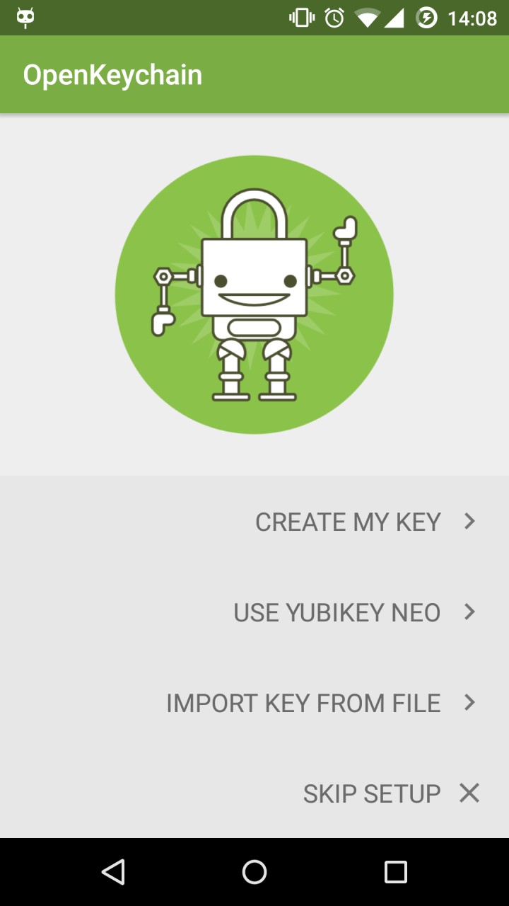 تصویر OpenKeychain: PGP آسان