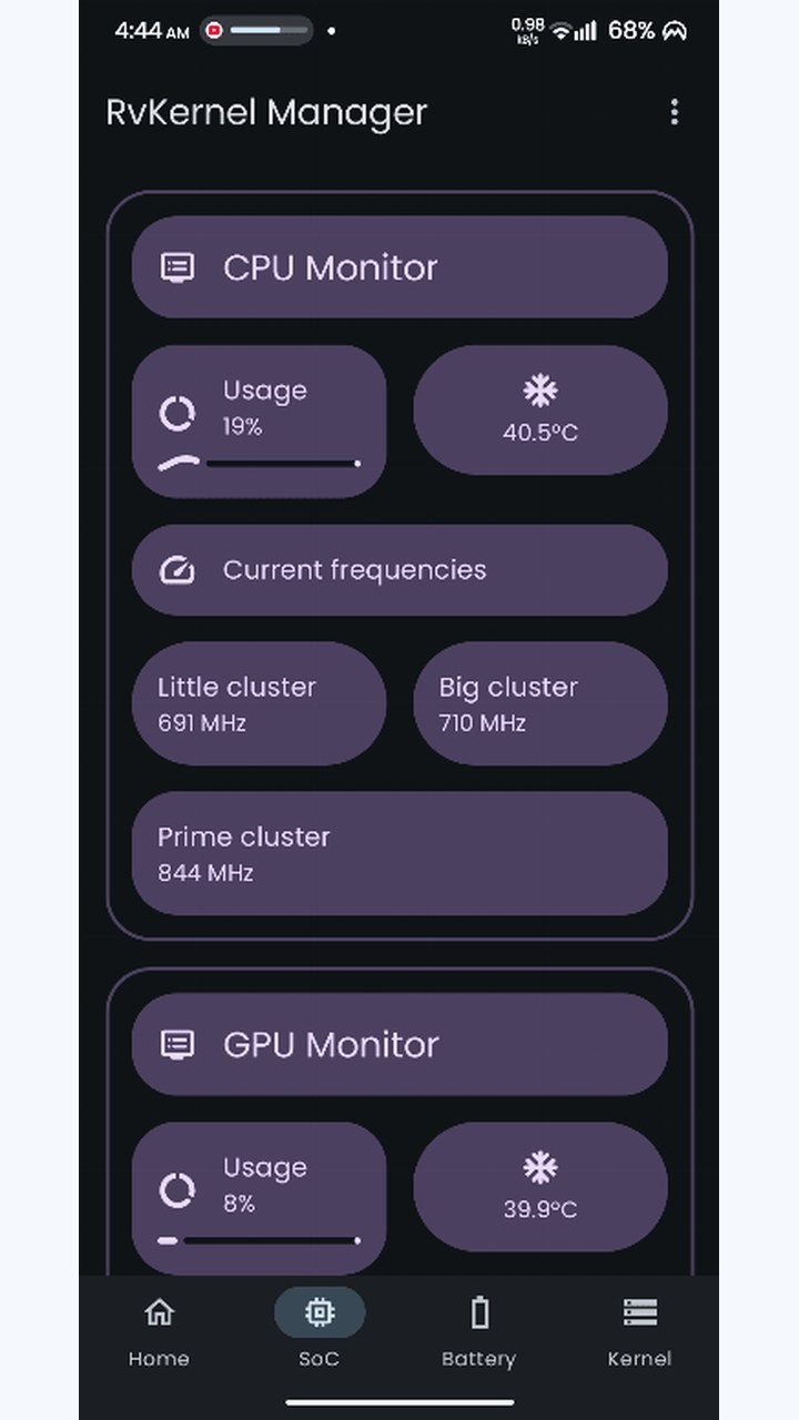 تصویر RvKernel Manager
