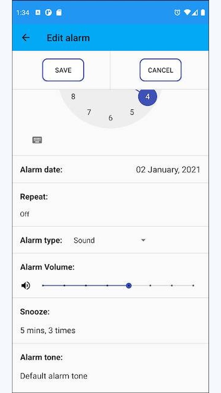 تصویر Shake Alarm Clock