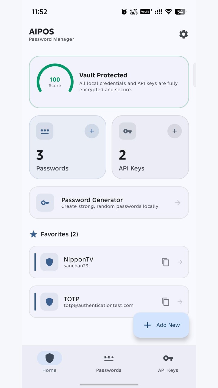 تصویر AIPOS Password Manager