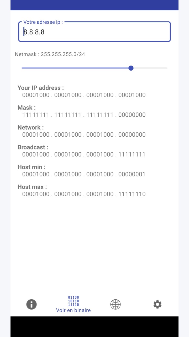 تصویر IPCalc اندروید