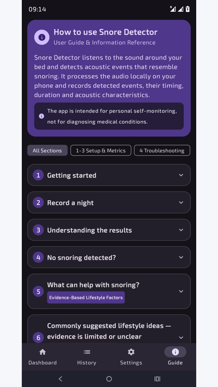 تصویر Snore Detector
