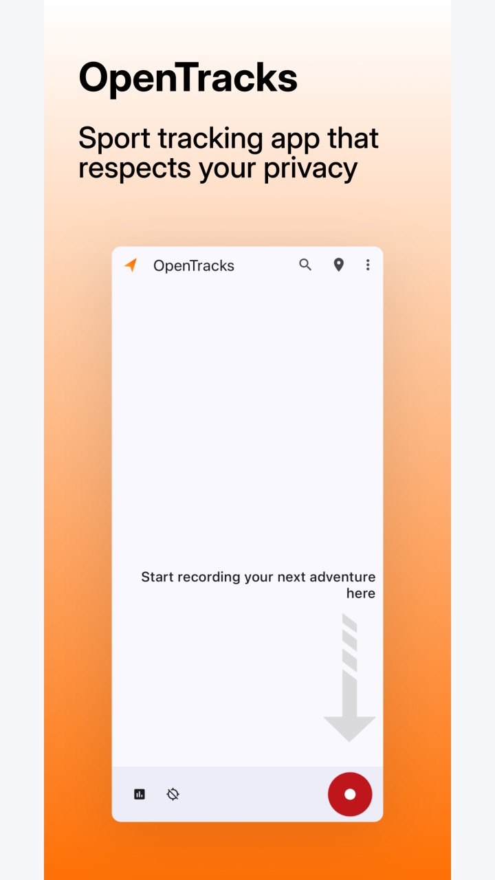 تصویر OpenTracks (غیرقابل بازتولید)