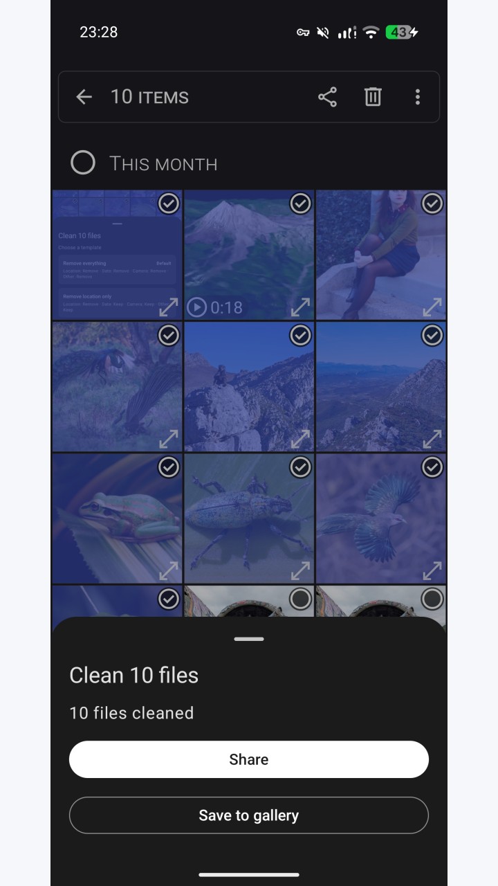 تصویر حذف EXIF - پاکسازی، تصادفی‌سازی و مشاهده مетادیتای عکس