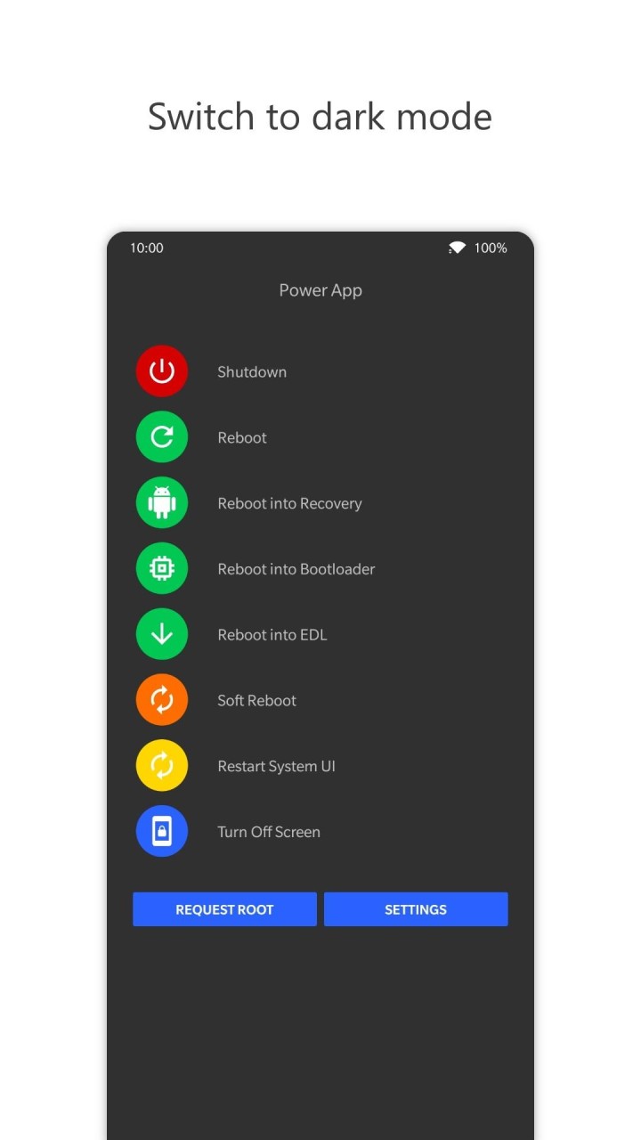 تصویر Power App | منوی پاور ساده [فقط روت]