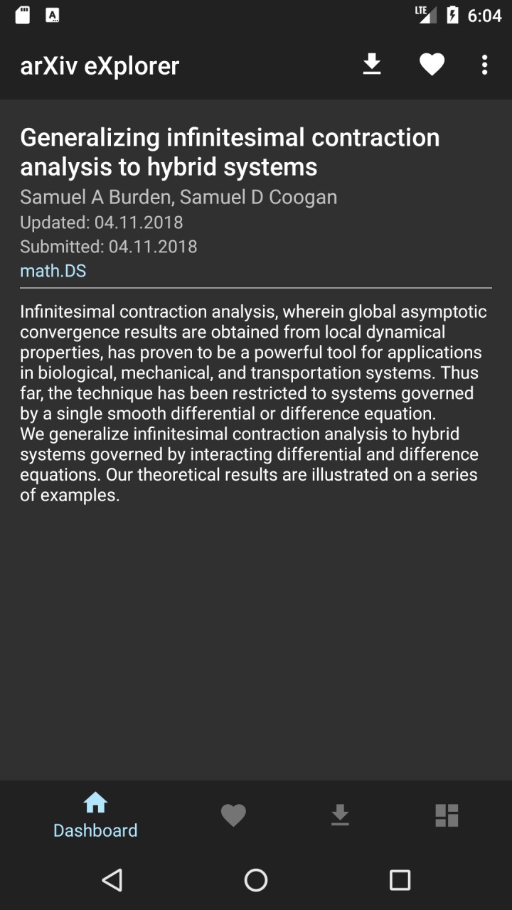 تصویر arXiv eXplorer - اپلیکیشن موبایل برای arXiv.org