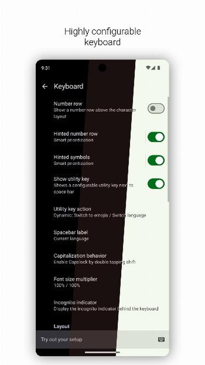 تصویر FlorisBoard بتا