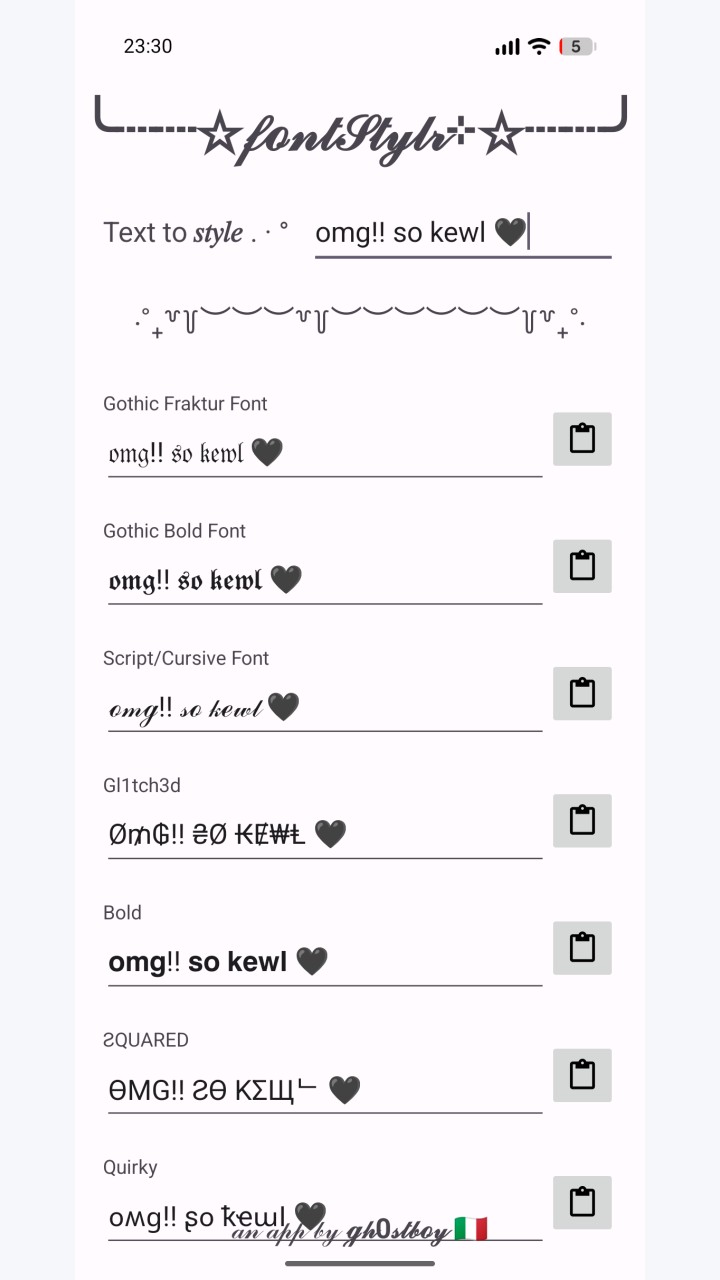 تصویر FontStylr