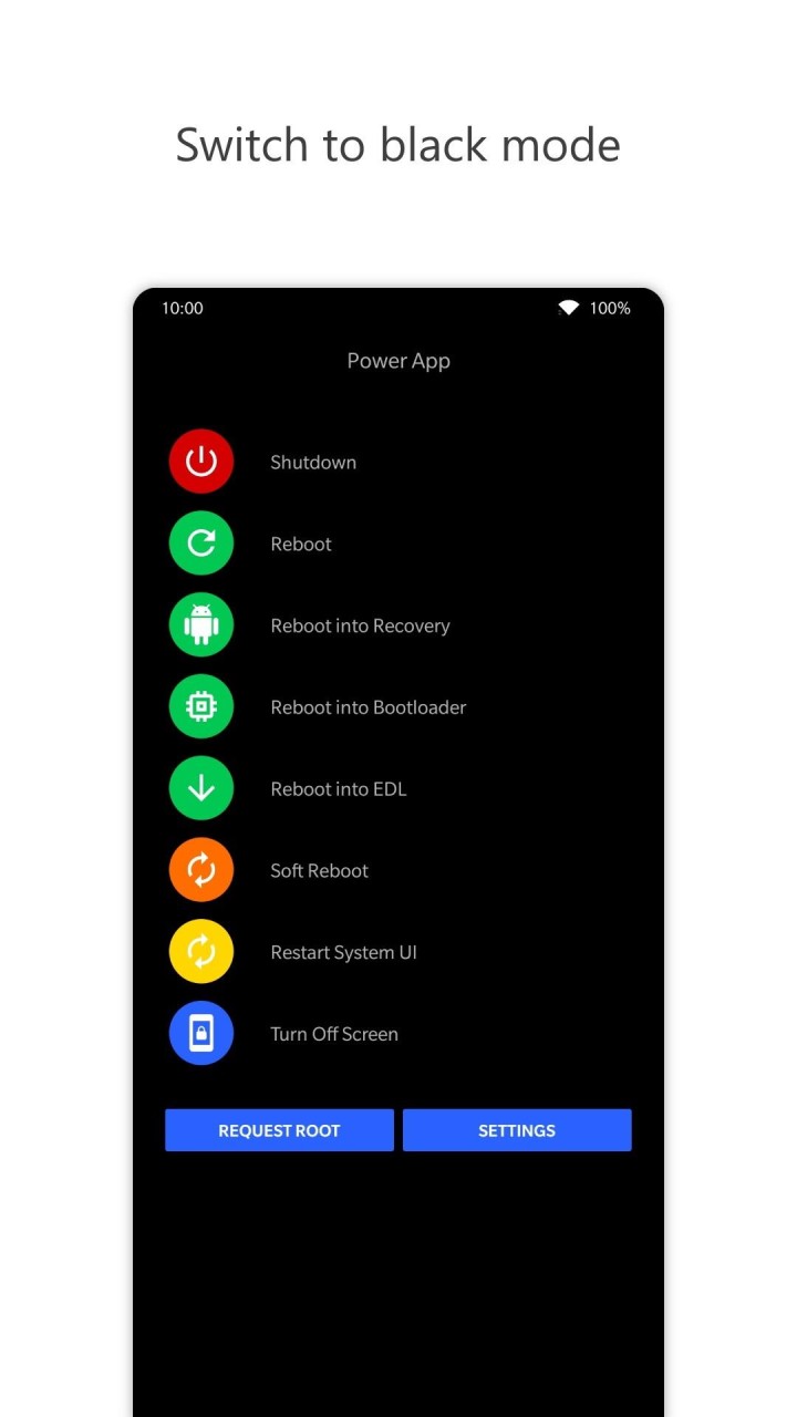 تصویر Power App | منوی پاور ساده [فقط روت]