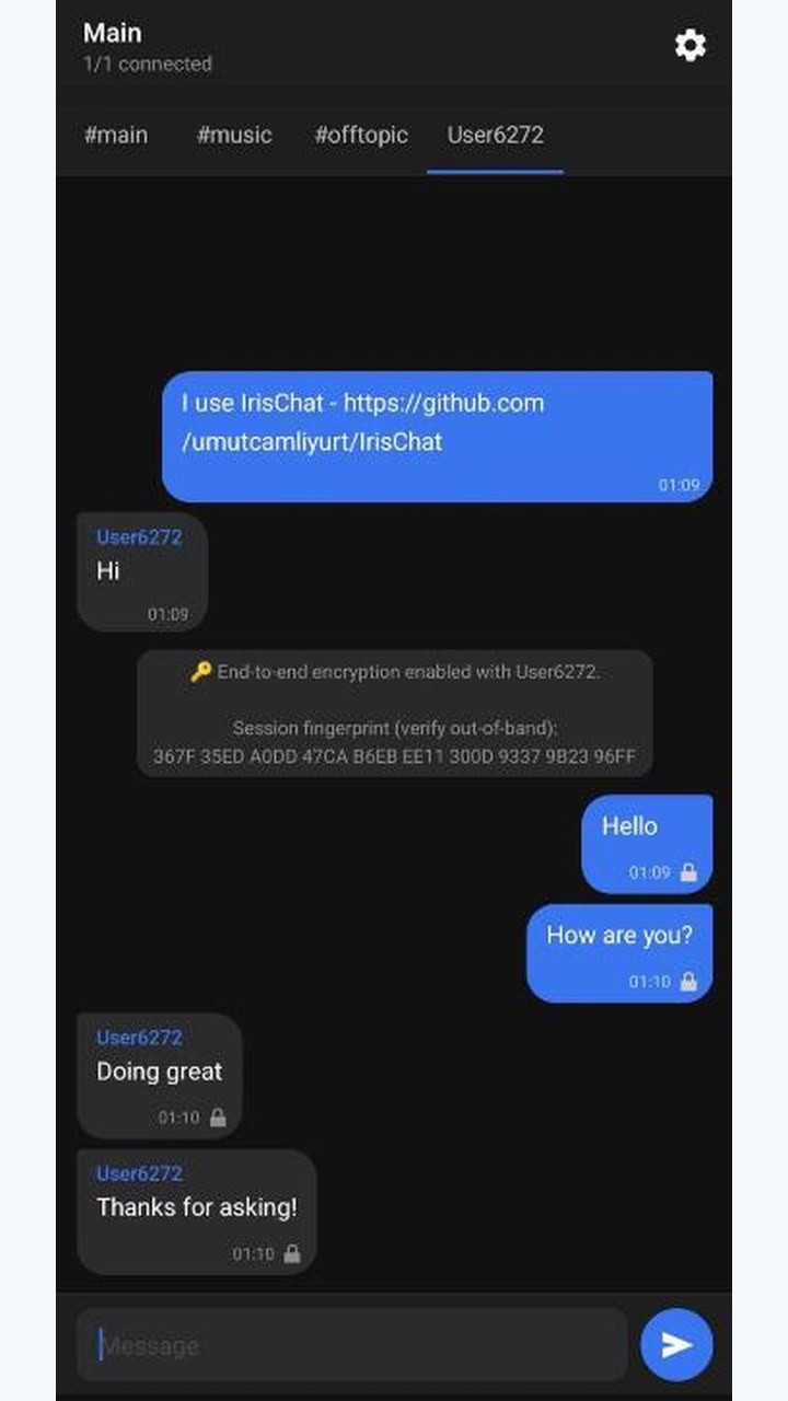 تصویر IrisChat