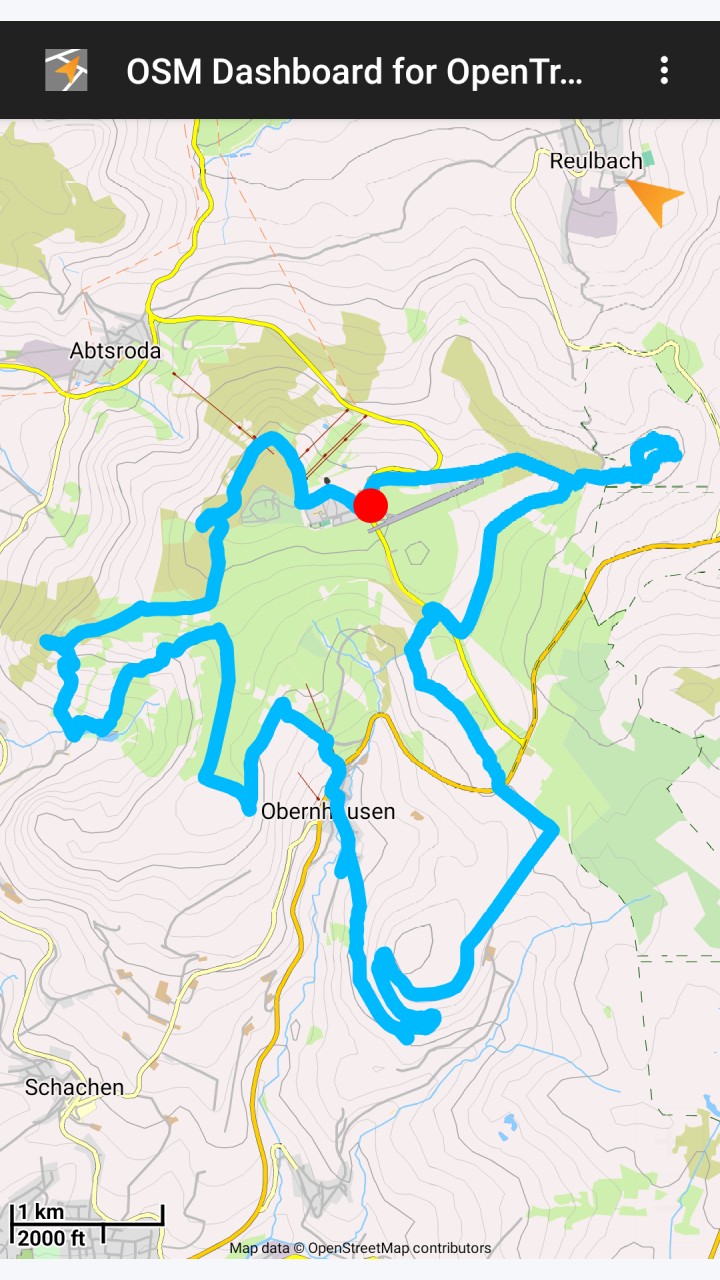 تصویر داشبورد OSM (آفلاین)