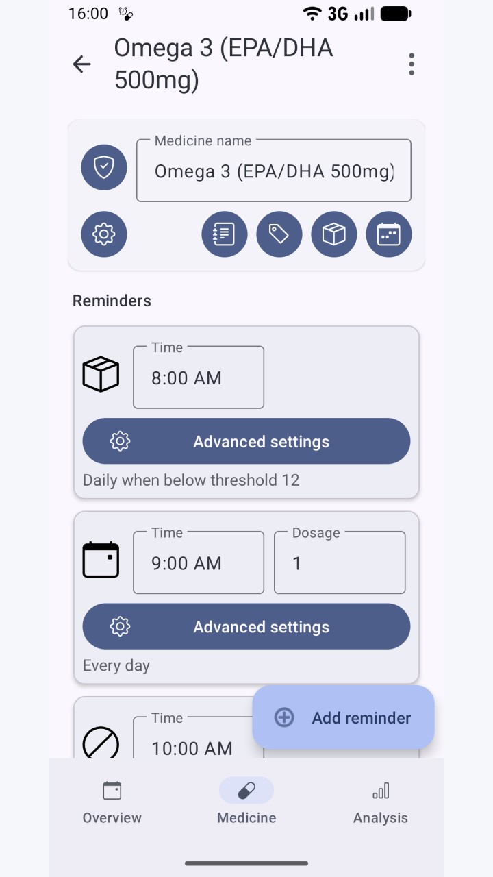 تصویر MedTimer: یادآور دارو و قرص