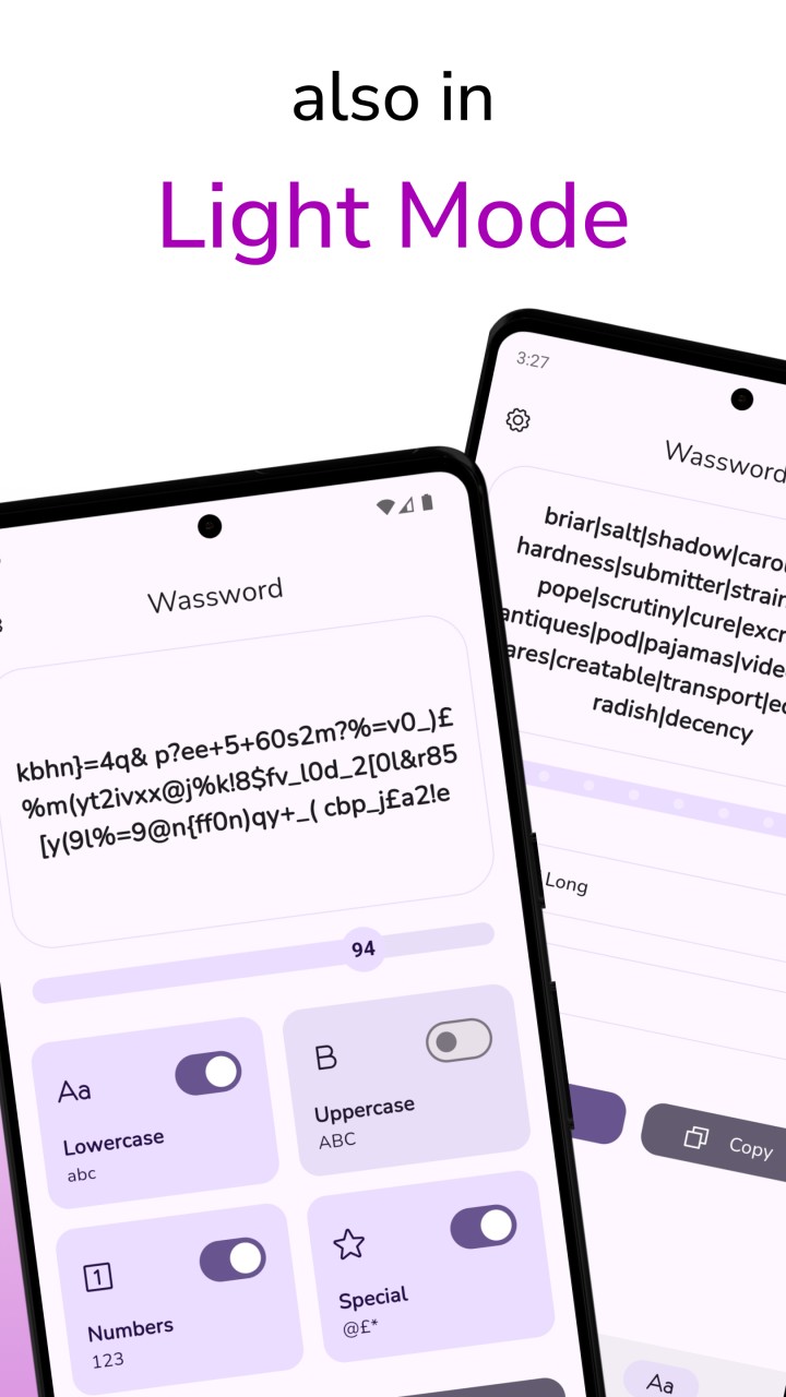 تصویر Wassword - مولد رمز عبور فوق‌العاده