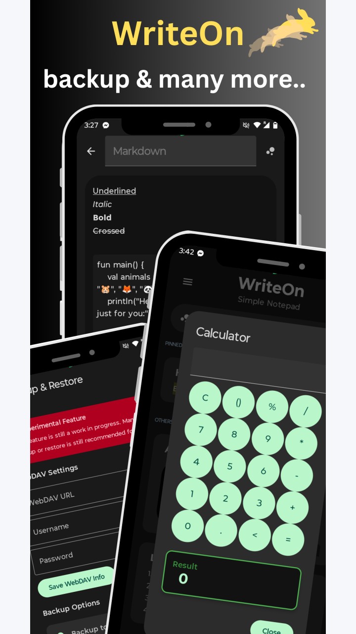 تصویر WriteOn: یادداشت‌برداری ساده