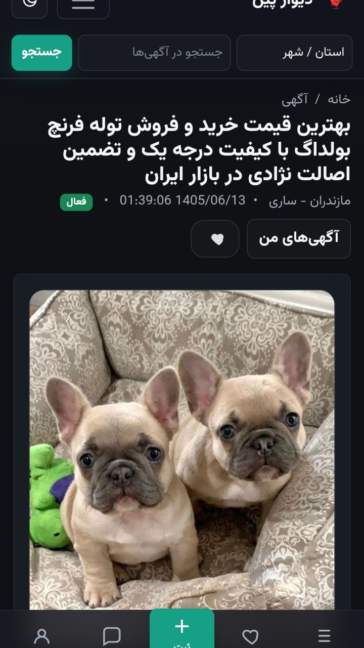 تصویر دیوار پین - ثبت نیازمندیهای کسب کار