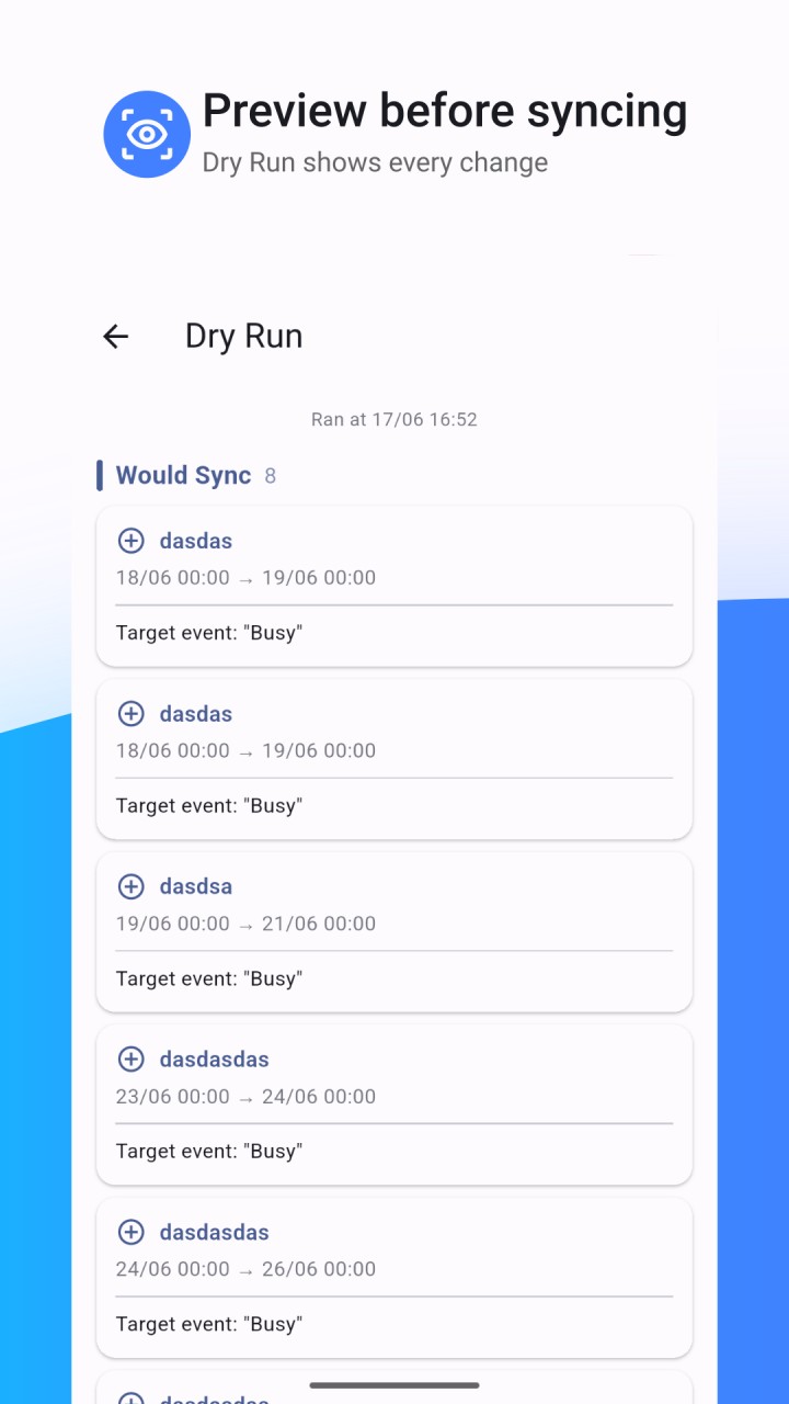 تصویر CalSync - همگام‌سازی تقویم محلی