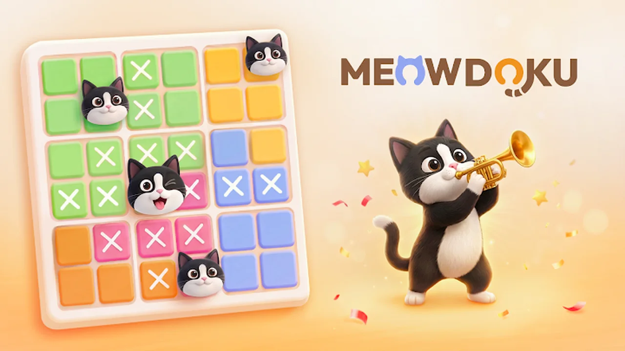 تصویر Meowdoku: بازی‌های معمایی مغزی