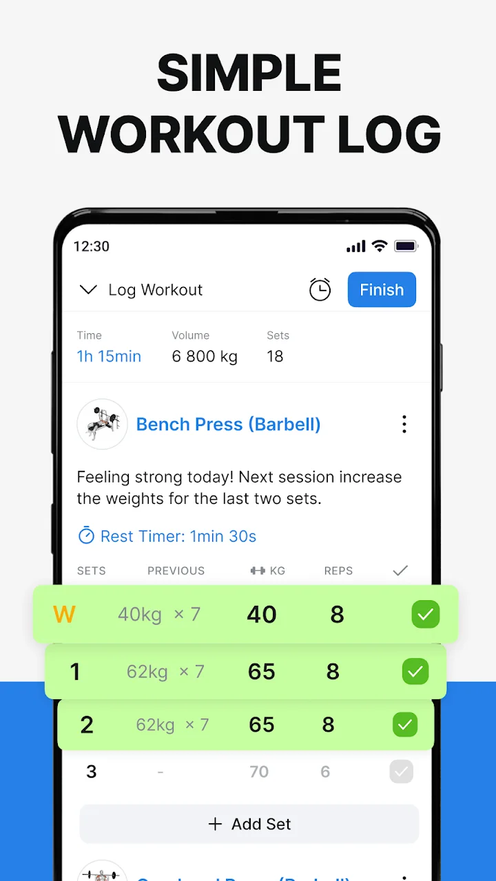 تصویر Hevy - Gym Log Workout Tracker