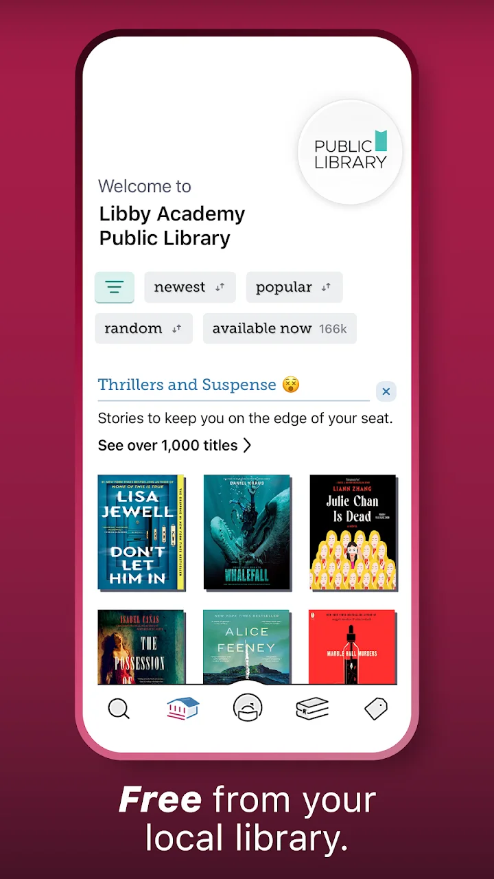 تصویر Libby: کتابخانه کتاب‌های خود را بخوانید