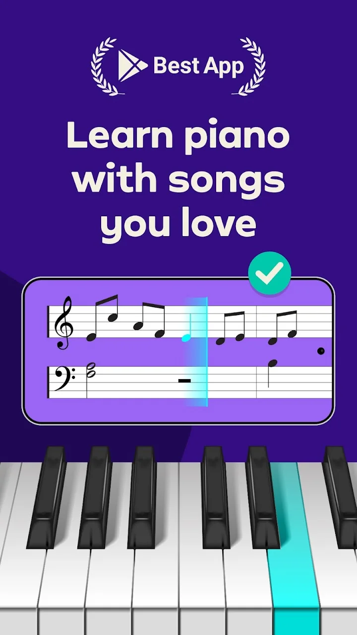 تصویر Simply Piano: یادگیری سریع پیانو