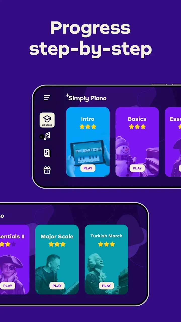 تصویر Simply Piano: یادگیری سریع پیانو