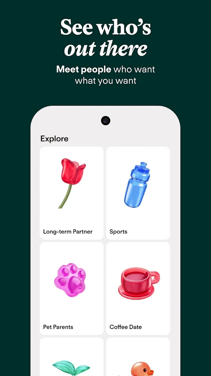 تصویر اپلیکیشن قرار ملاقات تیندر: چت و قرار