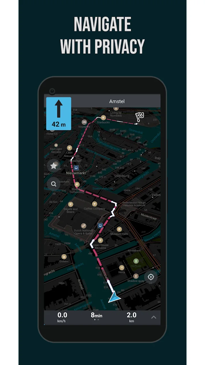 تصویر نقشه‌های ارگانیک・نقشه آفلاین و GPS
