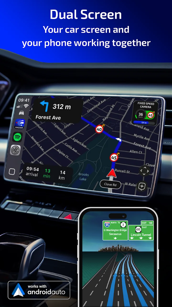 تصویر Radarbot: رادارตรวจจับ، GPS