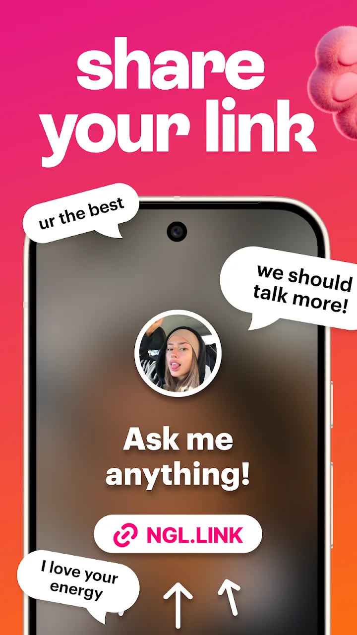 تصویر NGL: ask me anything