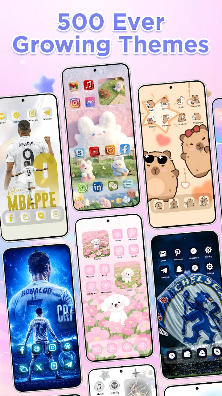 تصویر Themie: Wallpapers & Themes