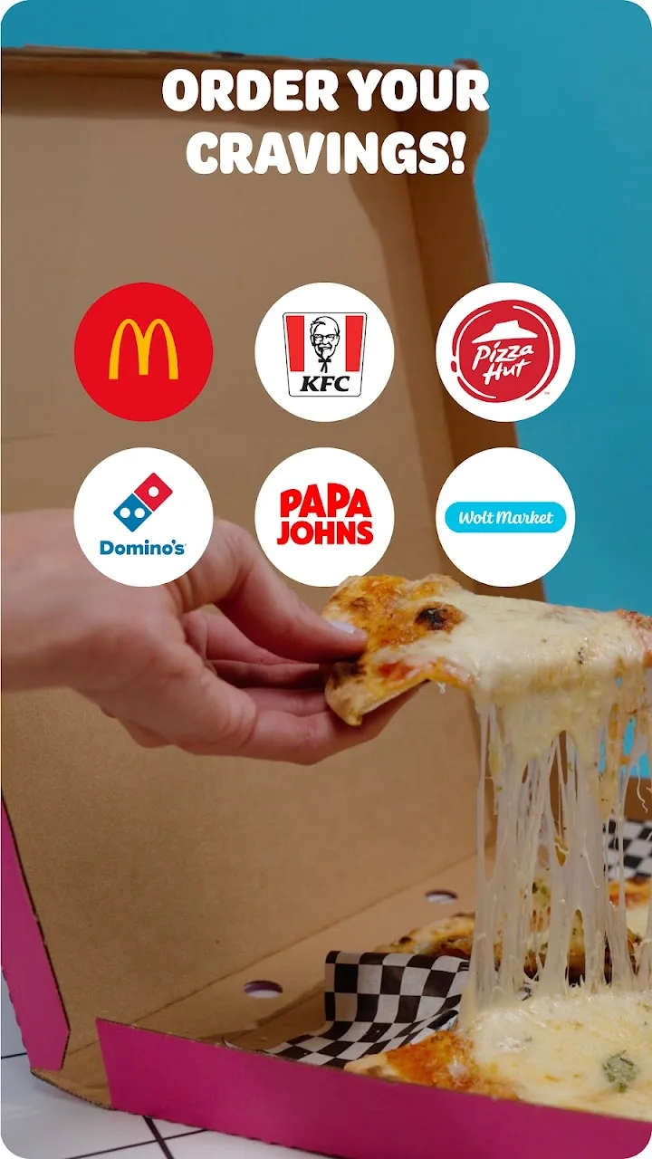 تصویر تحویل ولت: غذا و موارد دیگر