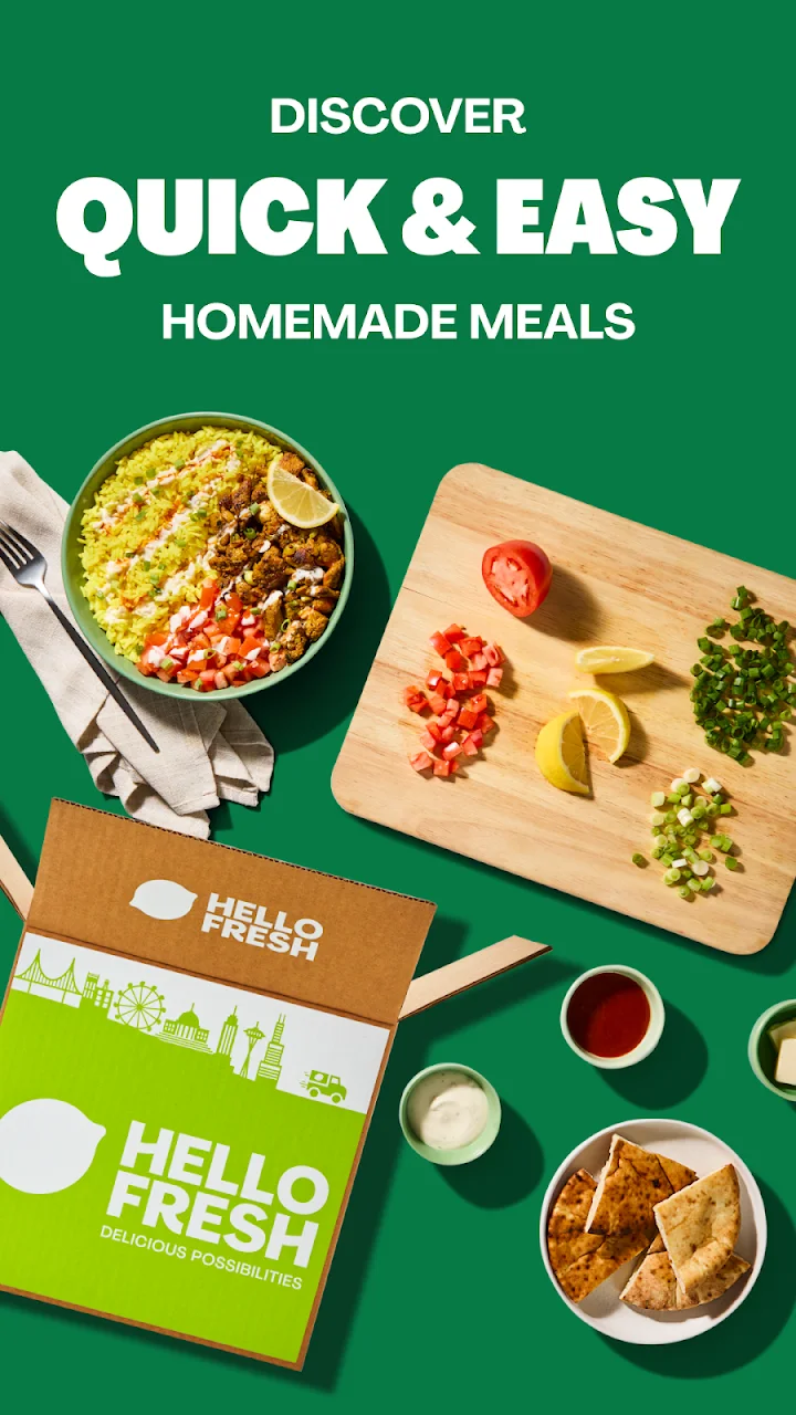 تصویر HelloFresh: جعبه وعده غذایی و دستور پخت