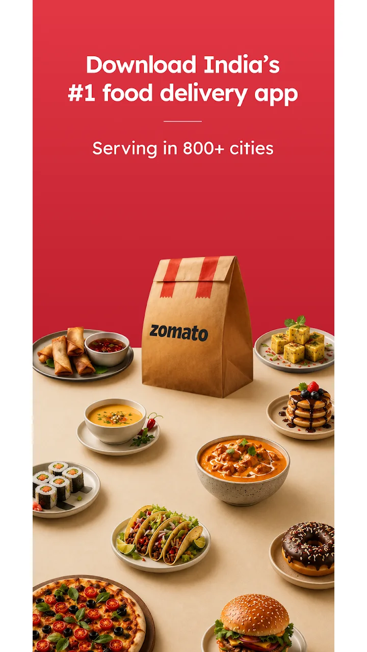 تصویر Zomato: سفارش غذا و رستوران