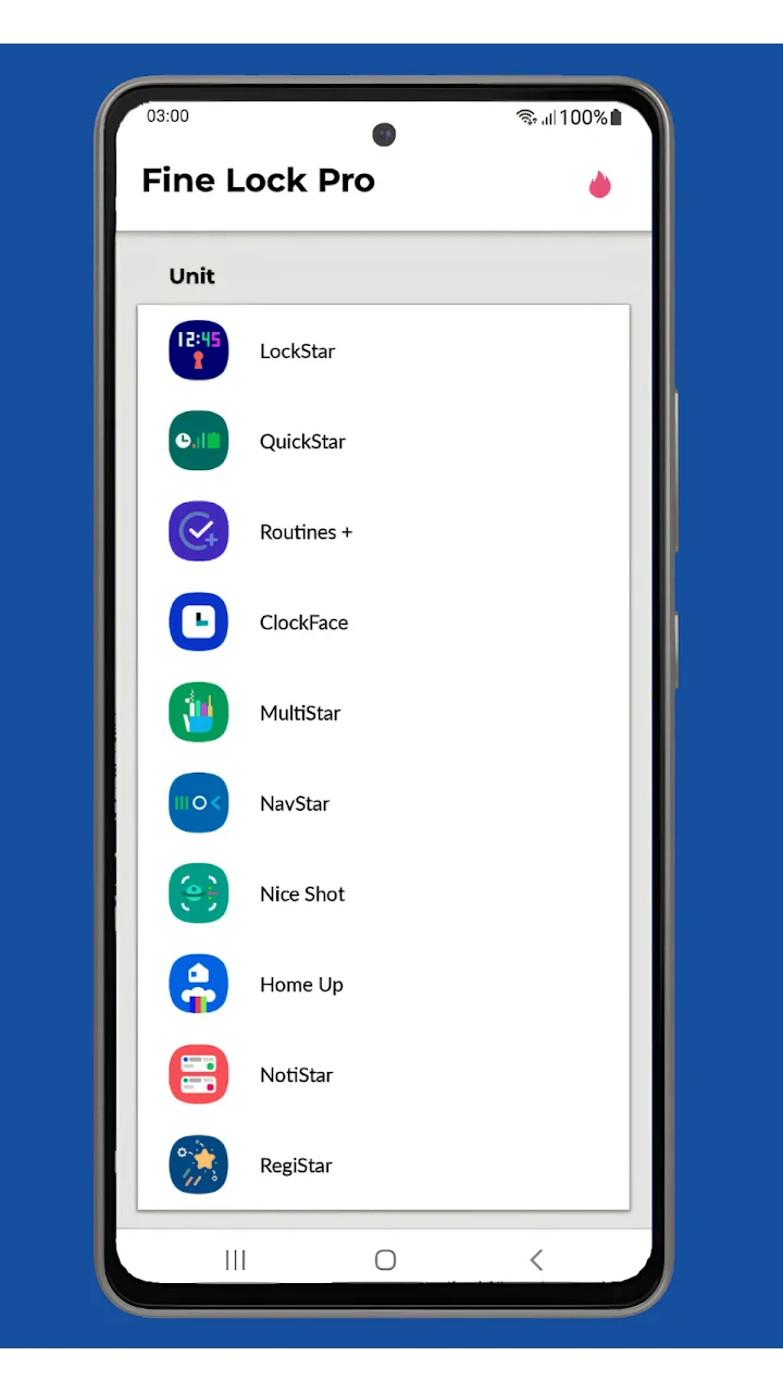 تصویر Fine Lock (فقط برای سامسونگ)