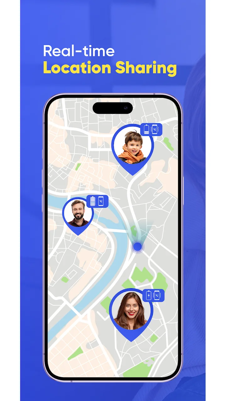 تصویر ردیاب موقعیت مکانی تلفن GPS
