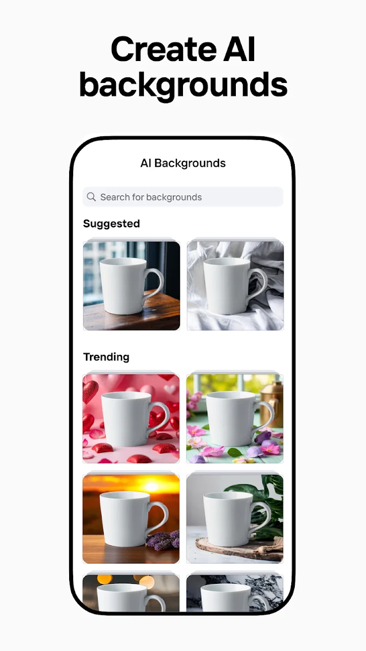 تصویر Photoroom: ویرایشگر عکس هوش مصنوعی