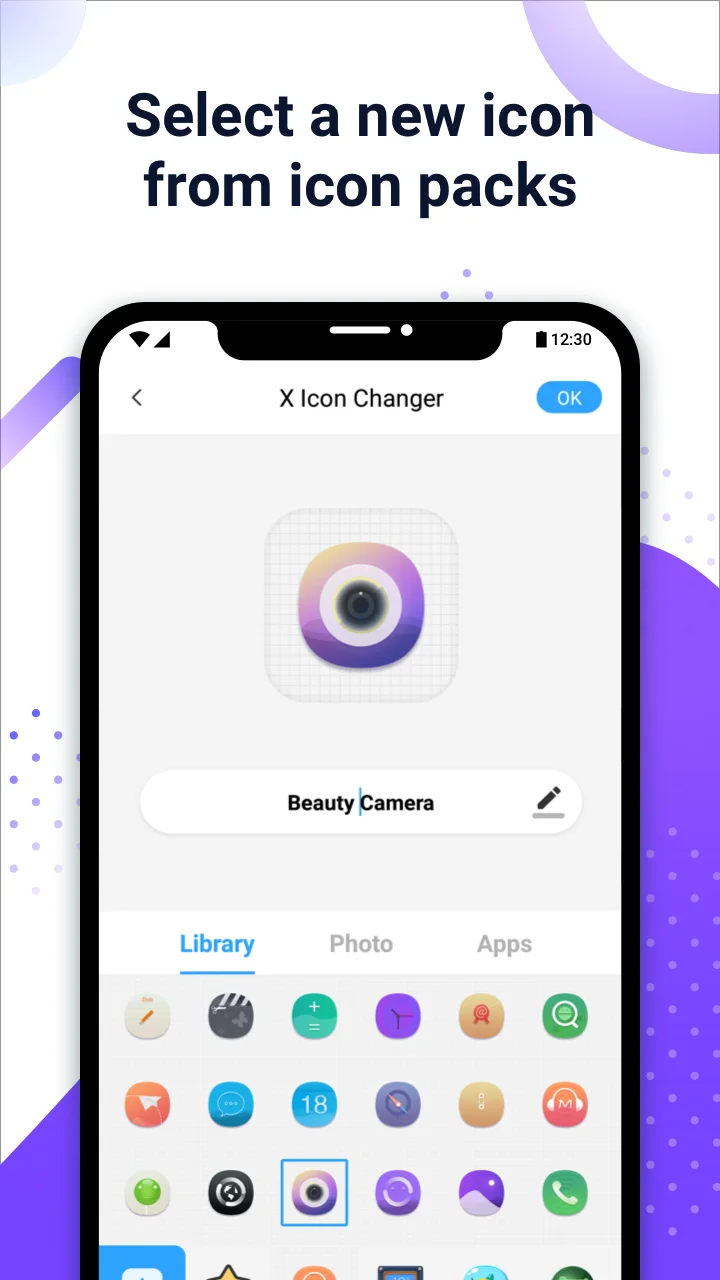 تصویر X Icon Changer - تغییر آیکون‌ها