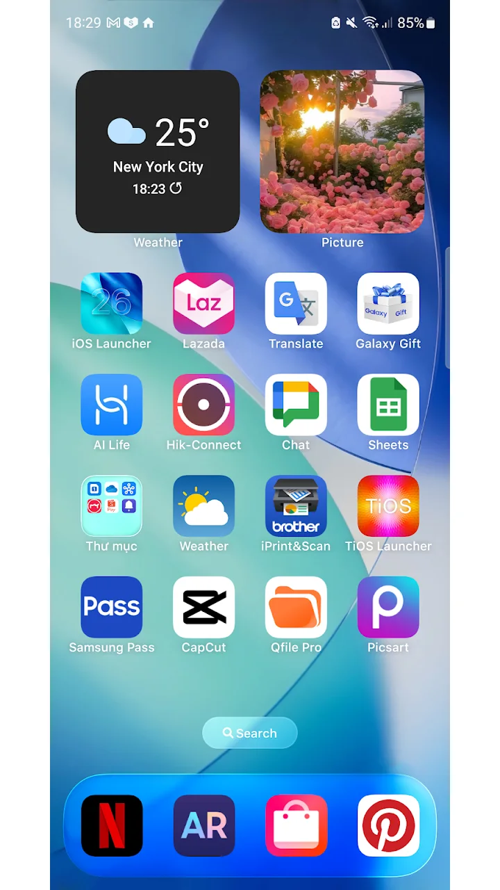 تصویر Launcher OS 27