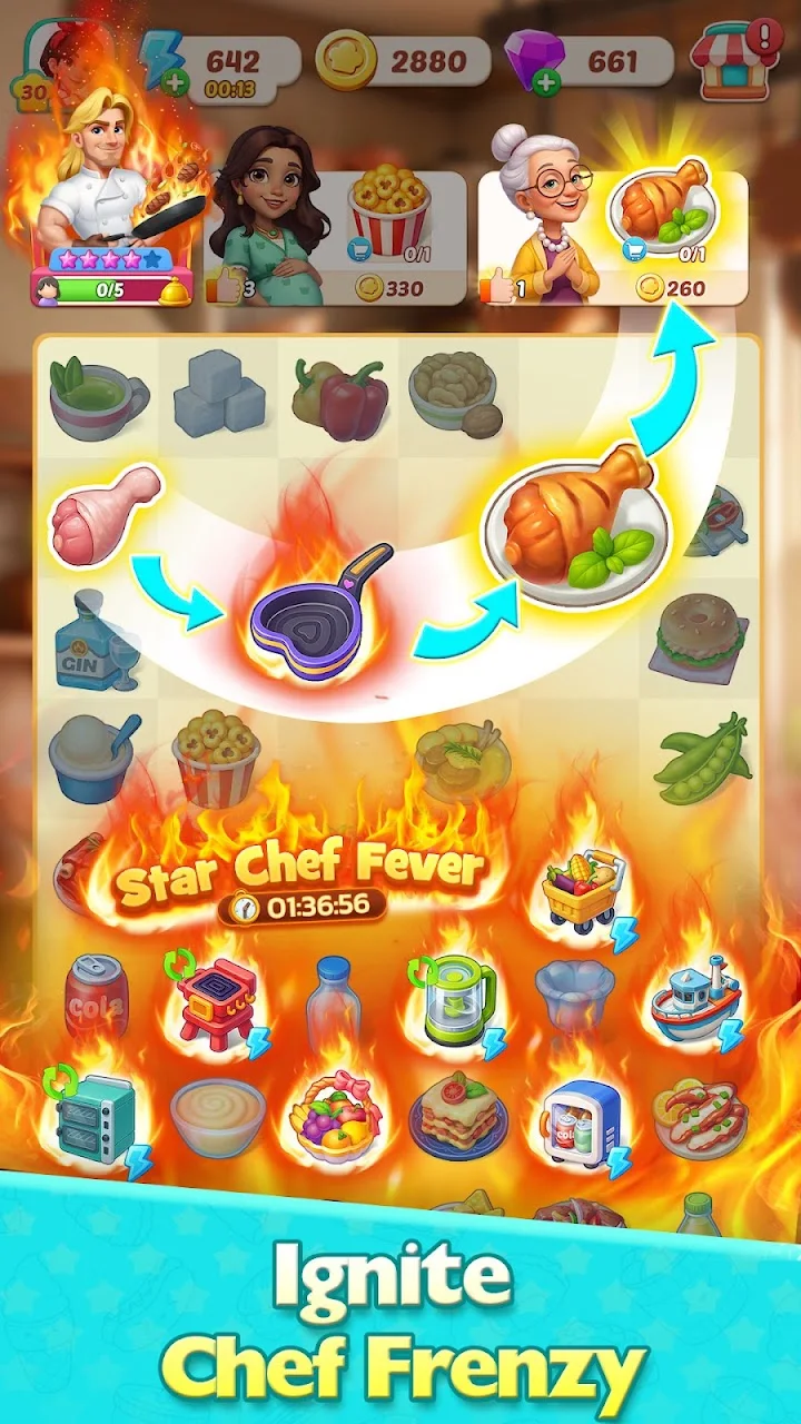 تصویر Foodstars: ادغام و آشپزی