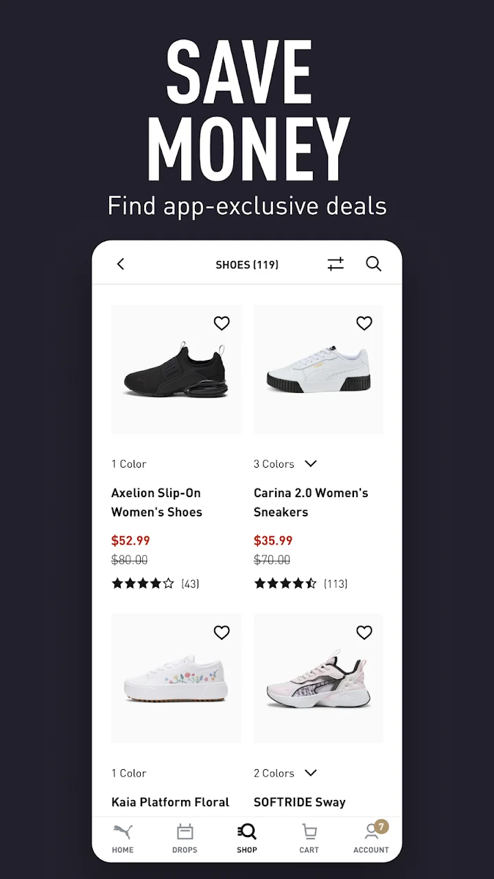 تصویر PUMA | لباس‌ها و کفش‌ها اپلیکیشن