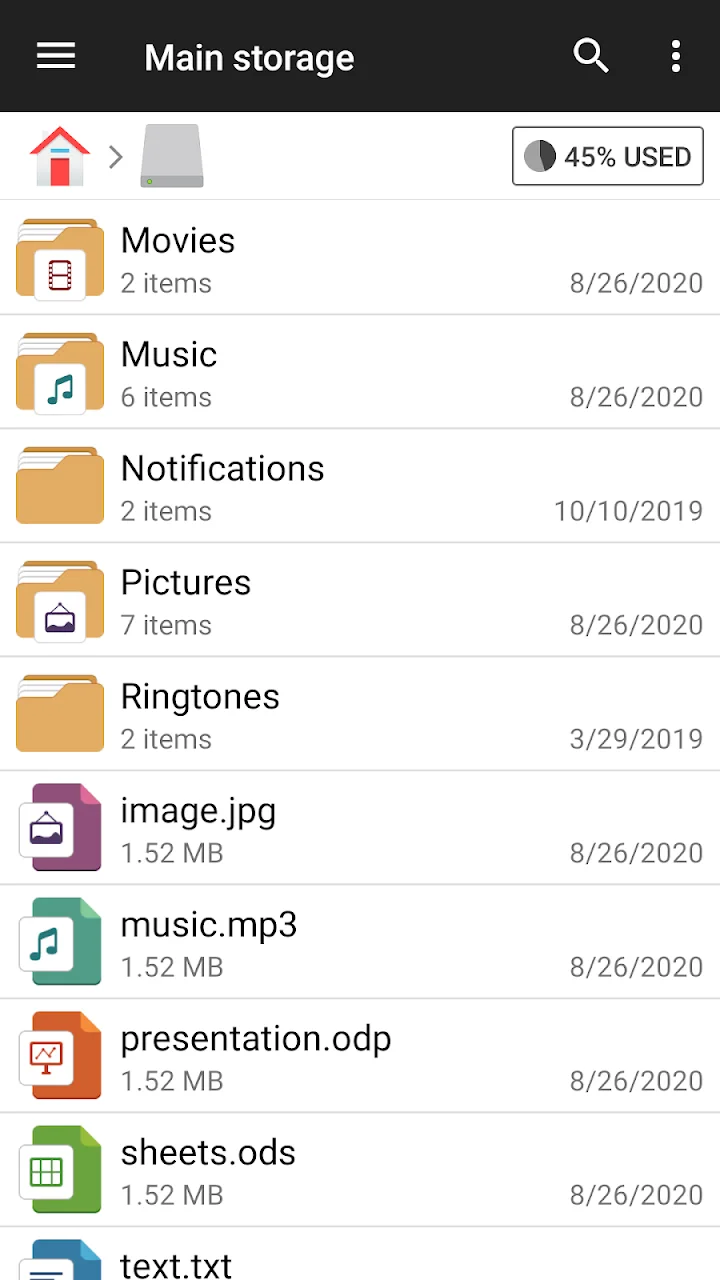 تصویر مدیریت فایل