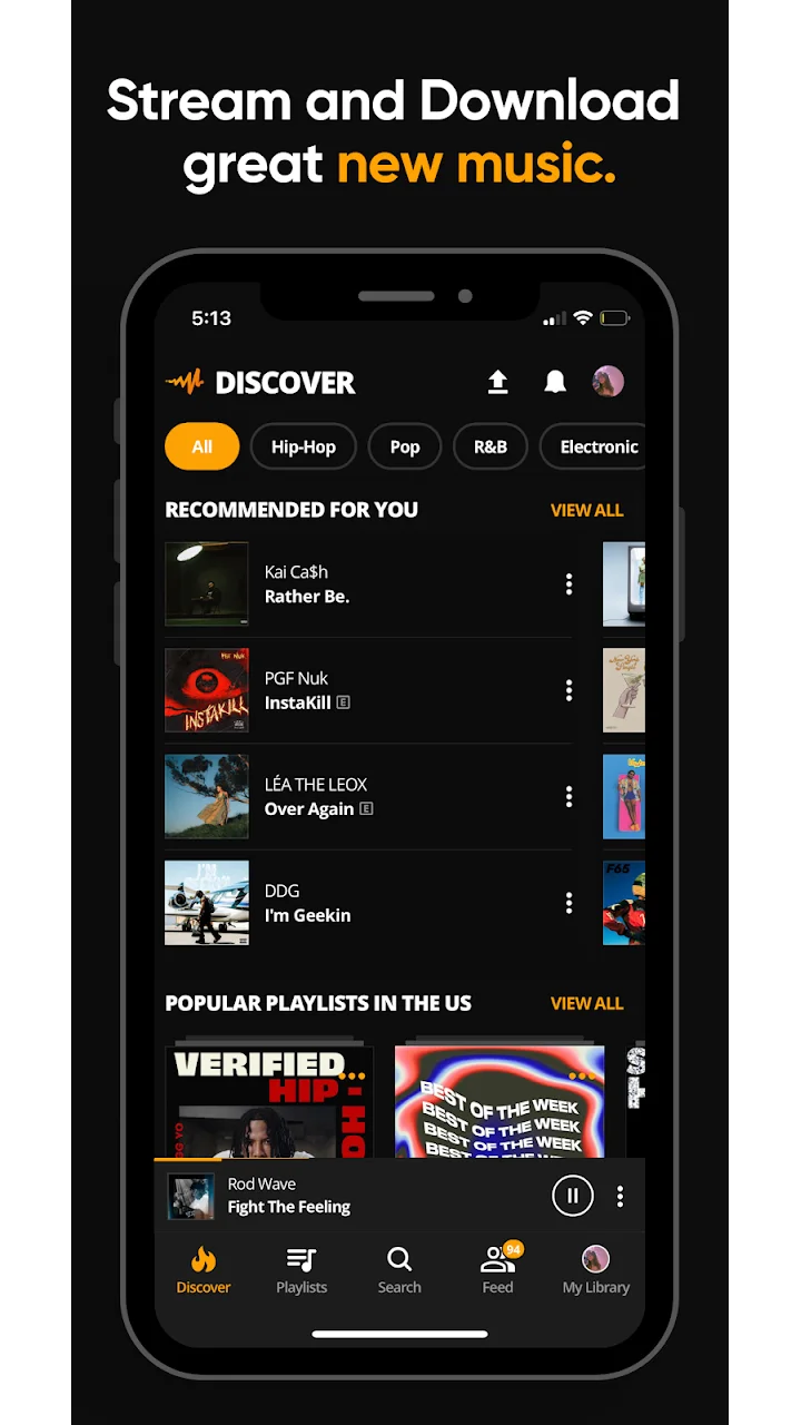 تصویر Audiomack: دانلود موسیقی