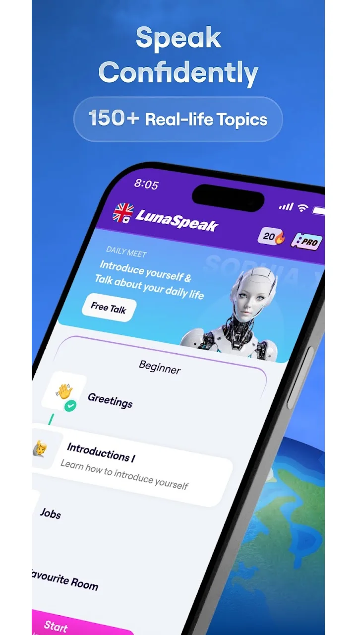 تصویر LunaSpeak: مربی گفتار هوش مصنوعی