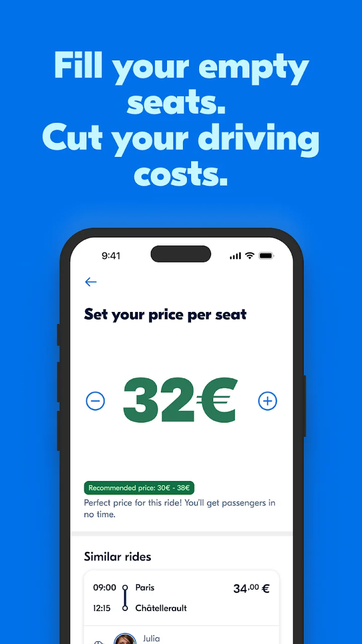 تصویر BlaBlaCar: اشتراک‌گذاری سفر و اتوبوس