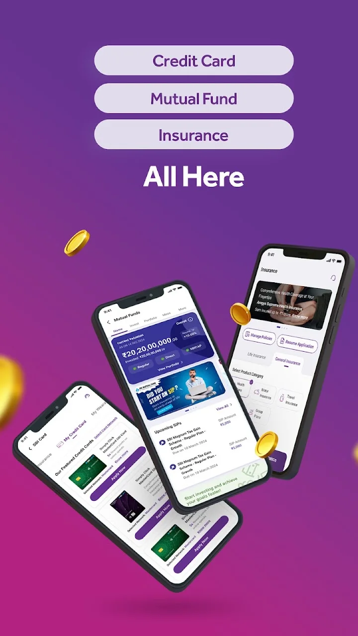 تصویر YONO SBI: بانکداری، UPI و پرداخت