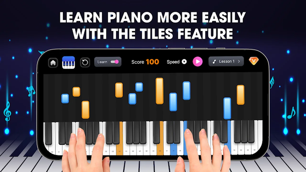 تصویر کيبورد پیانو آسان - Piano88