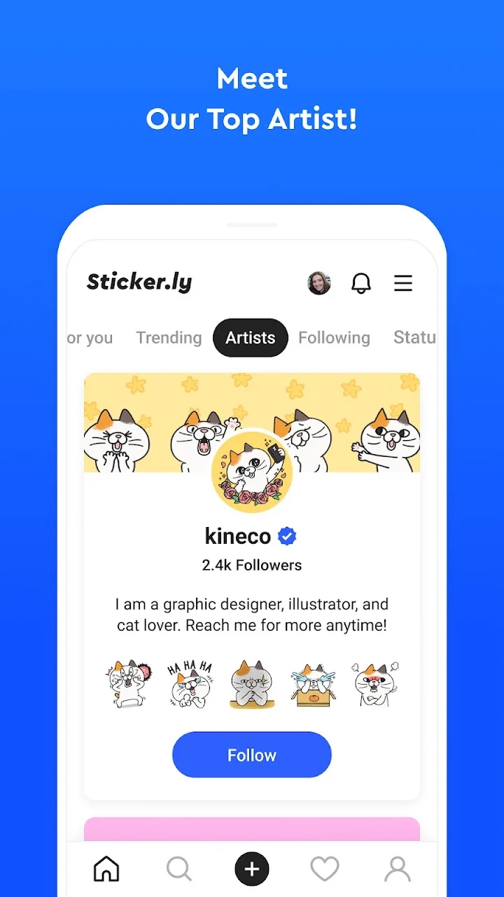 تصویر Sticker.ly - سازنده استیکر